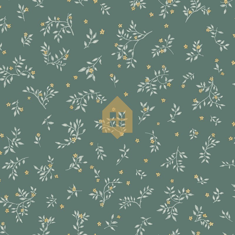 Papel pintado con patrón geométrico Callisto de Caselio para cocina.