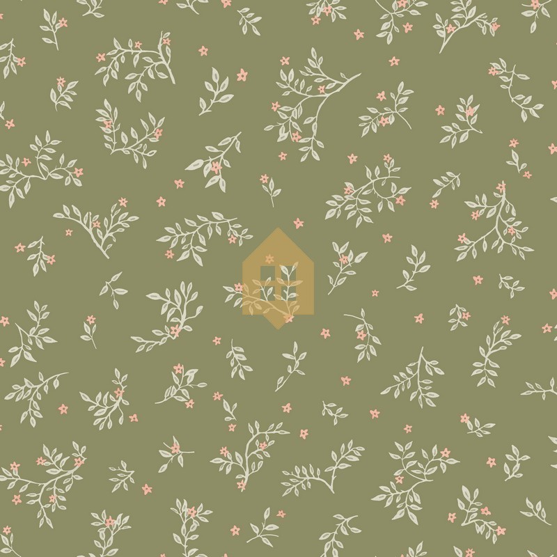 Papel pintado con patrón geométrico Callisto de Caselio para cocina.