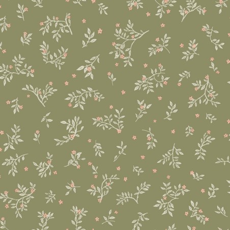 Papel pintado con patrón geométrico Callisto de Caselio para cocina.