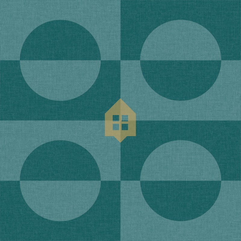 Papel pintado con diseño lineal Etendu de Caselio para una cocina moderna.