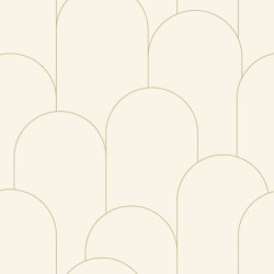 Papel pintado con patrón Ornament de Caselio para cocina.