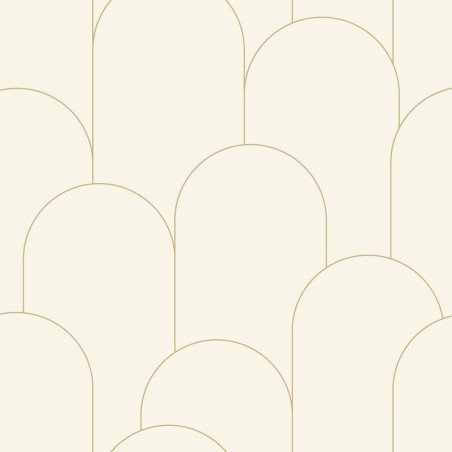 Papel pintado con patrón Ornament de Caselio para cocina.