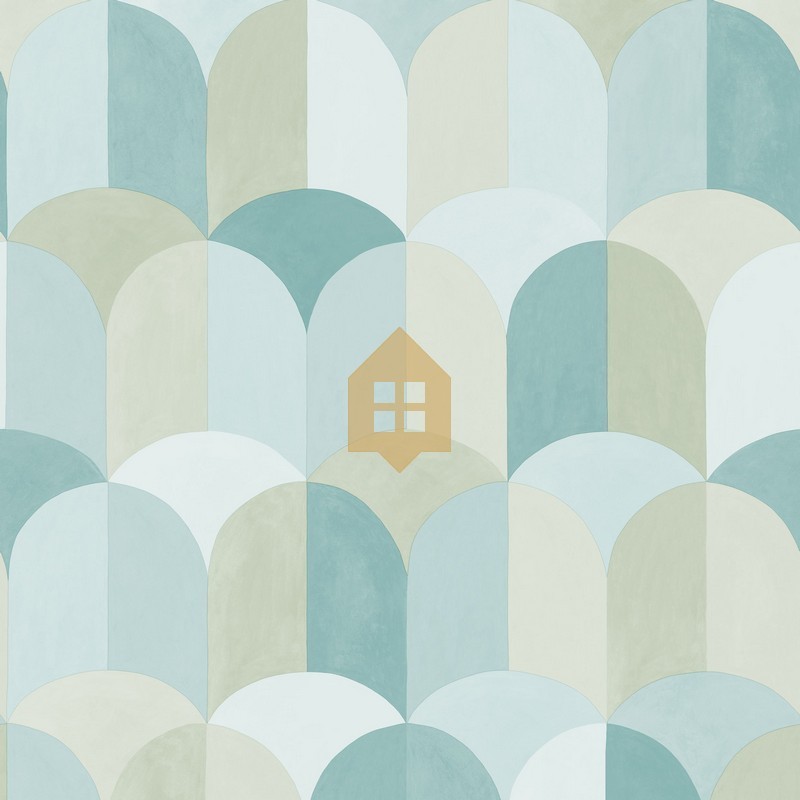 Papel pintado decorativo Bandol de Caselio para una pared de tu cocina.