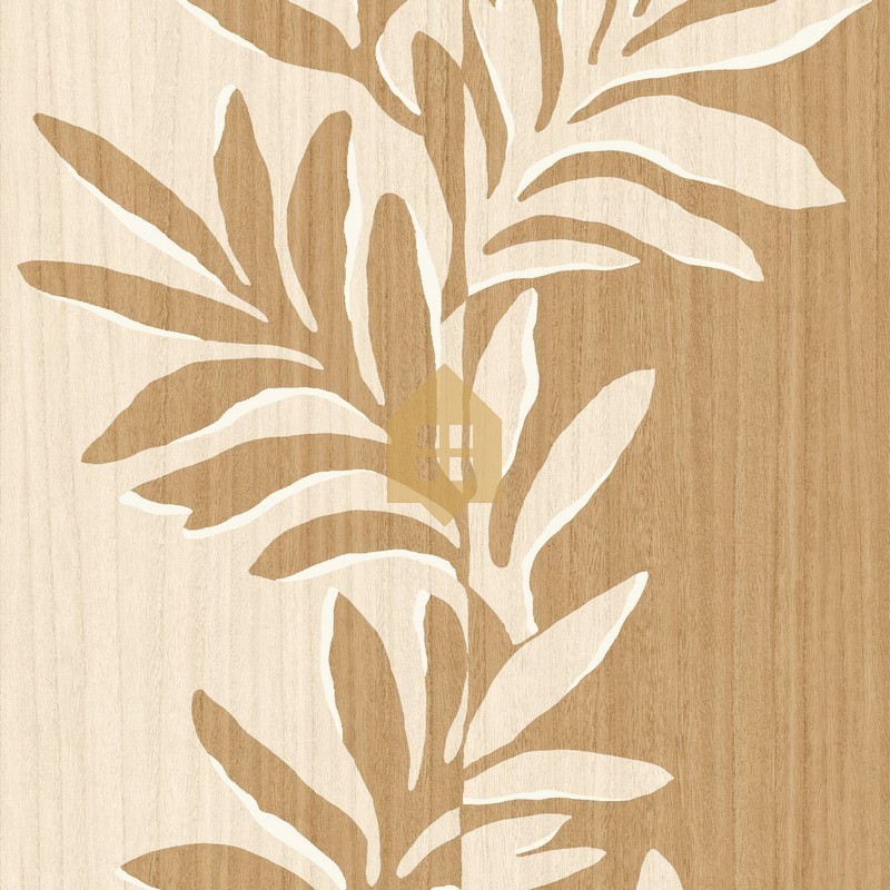 Papel pintado de gran escala Rama con diseño de ramas de Casamance.