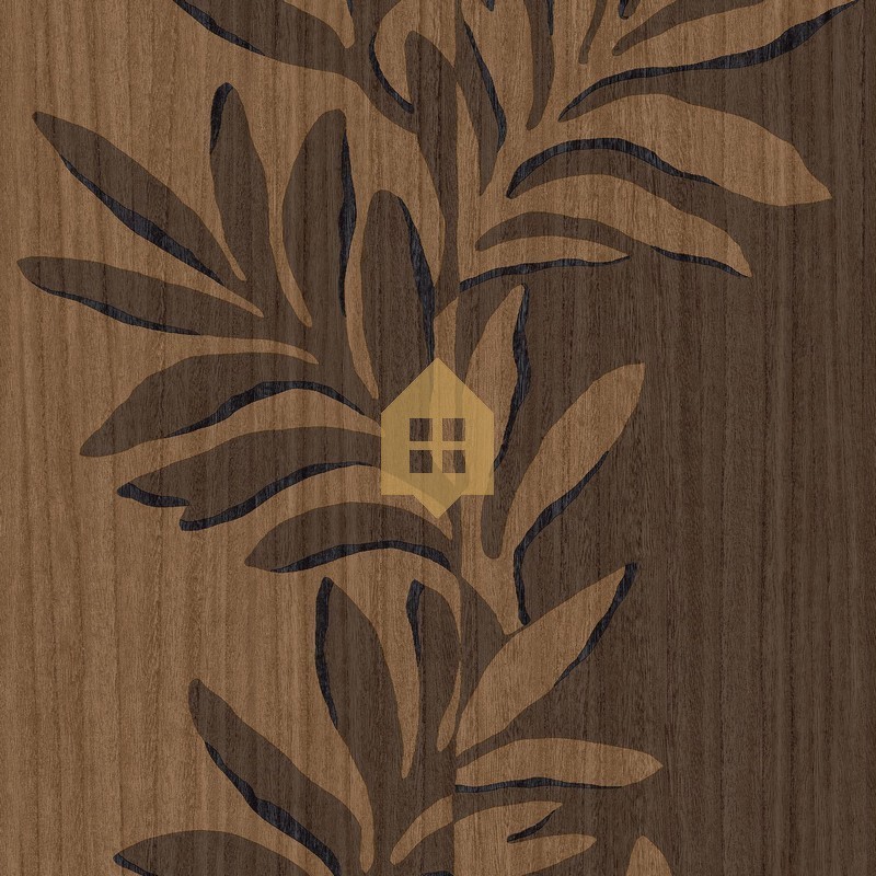 Papel pintado de gran escala Rama con diseño de ramas de Casamance.