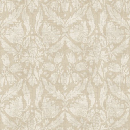 Papel pintado con diseño floral estilizado Neria de Casamance.