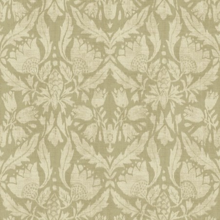 Papel pintado con diseño floral estilizado Neria de Casamance.