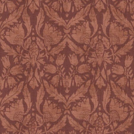 Papel pintado con diseño floral estilizado Neria de Casamance.