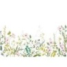 Papel pintado floral estilo acuarela Eclosion Printaniere de Casadeco.