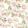 Papel pintado clásico de rosas Sous Les Rosiers de Casadeco.