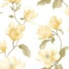Papel pintado botánico realista Brume de Magnolia de Casadeco.