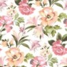 Papel pintado floral vibrante Bouquet D'Ete de Casadeco.