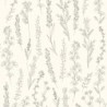 Papel pintado estilo herbario con detalles irisados Carnet Botanique de Casadeco.