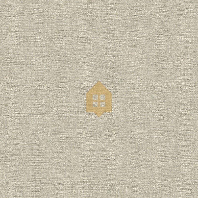Papel pintado liso con textura de lino Uni Mat de Caselio.