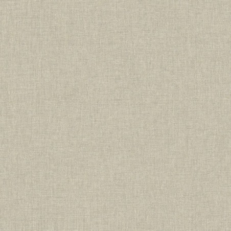 Papel pintado liso con textura de lino Uni Mat de Caselio.