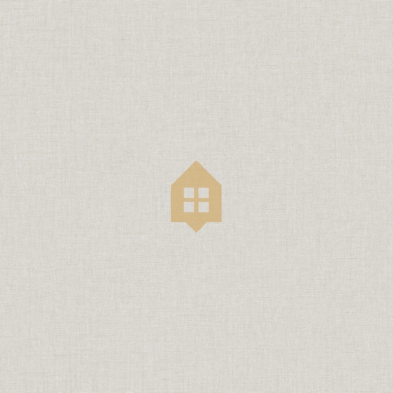 Papel pintado liso con textura de lino Uni Mat de Caselio.