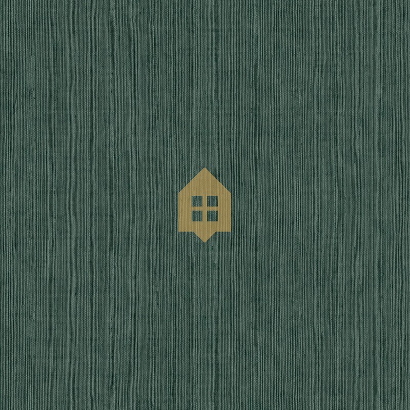 Papel pintado liso con textura de fibra vegetal Sisal de Caselio.