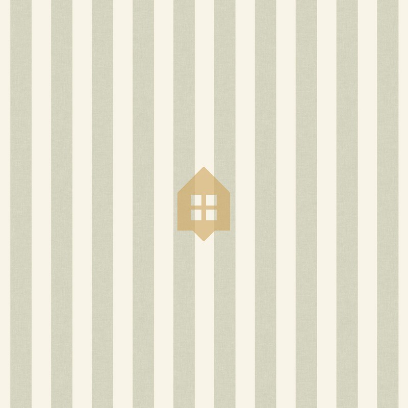 Papel pintado de rayas anchas y regulares Bold Line de Caselio.