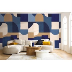 Mural Panorámico Blue Shades 107536206