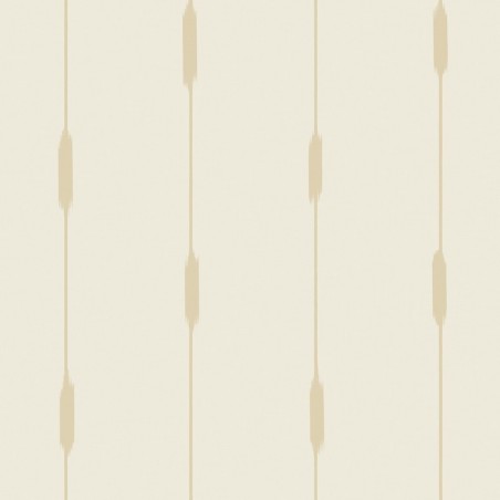 Papel pintado Ikara de Caselio Blue Shades con estampado de rayas verticales estilo ikat y textura de efecto textil sutil.
