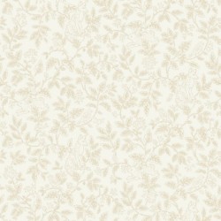 Papel pintado infantil Mini Wood de Caselio Happy Kids Club con diseño de bosque y animales en estilo clásico toile de Jouy.