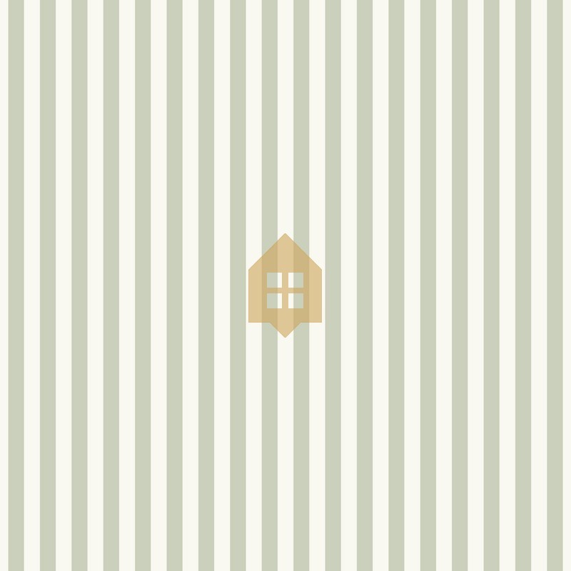 Papel pintado infantil Marshmallow de Caselio Happy Kids Club con diseño clásico de rayas verticales de grosor medio.