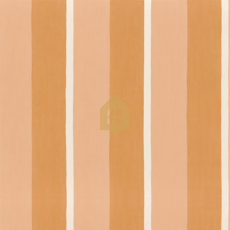Papel pintado Sinopia de Casamance con diseño de rayas verticales irregulares de trazo manual y acabado con textura de grano.