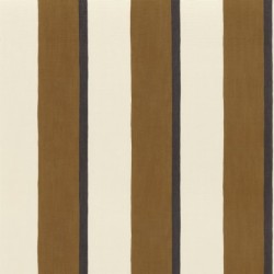 Papel pintado Sinopia de Casamance con diseño de rayas verticales irregulares de trazo manual y acabado con textura de grano.