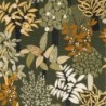 Papel pintado Peradeniya de Casamance con diseño botánico de bambúes y textura de fibra natural tipo seagrass.