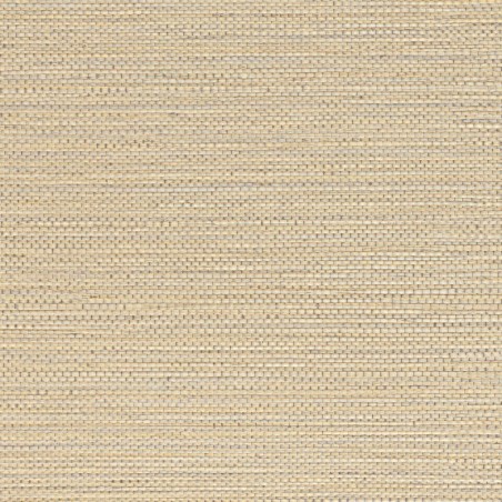 Papel pintado Zostera de Casamance con textura de fibras de seagrass y relieve profundo de estilo artesanal.