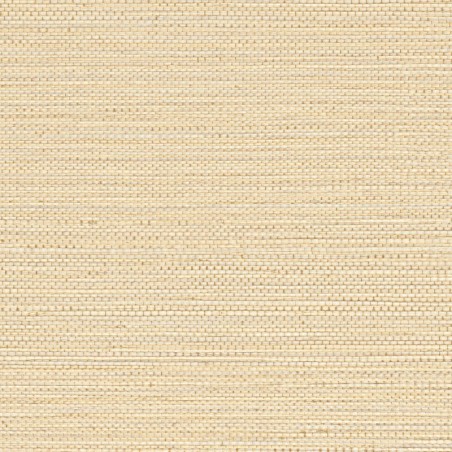 Papel pintado Zostera de Casamance con textura de fibras de seagrass y relieve profundo de estilo artesanal.