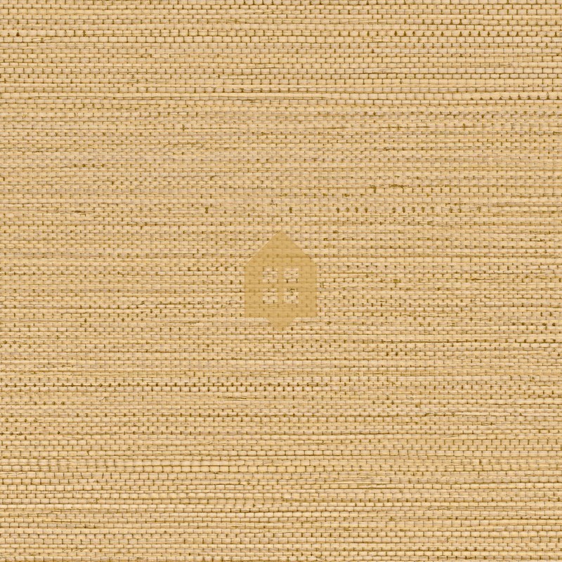 Papel pintado Zostera de Casamance con textura de fibras de seagrass y relieve profundo de estilo artesanal.