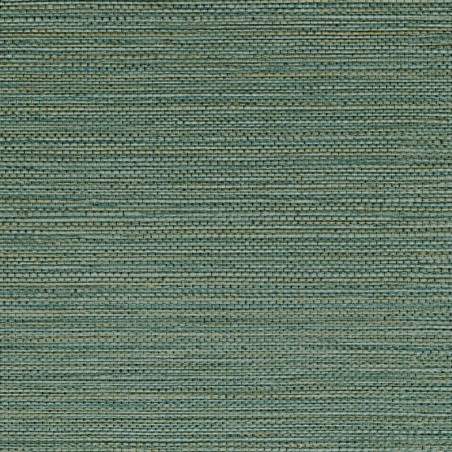 Papel pintado Zostera de Casamance con textura de fibras de seagrass y relieve profundo de estilo artesanal.