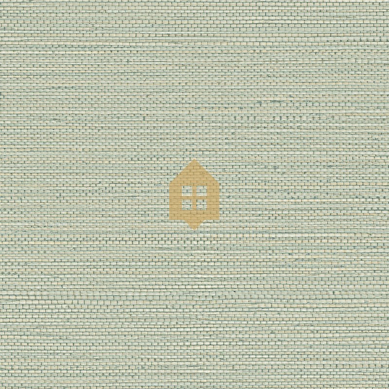 Papel pintado Zostera de Casamance con textura de fibras de seagrass y relieve profundo de estilo artesanal.