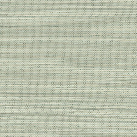 Papel pintado Zostera de Casamance con textura de fibras de seagrass y relieve profundo de estilo artesanal.