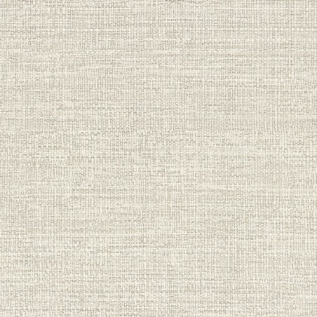 Papel pintado Carioca de Casamance con textura de paja trenzada de gran relieve y acabado en color sólido vibrante.