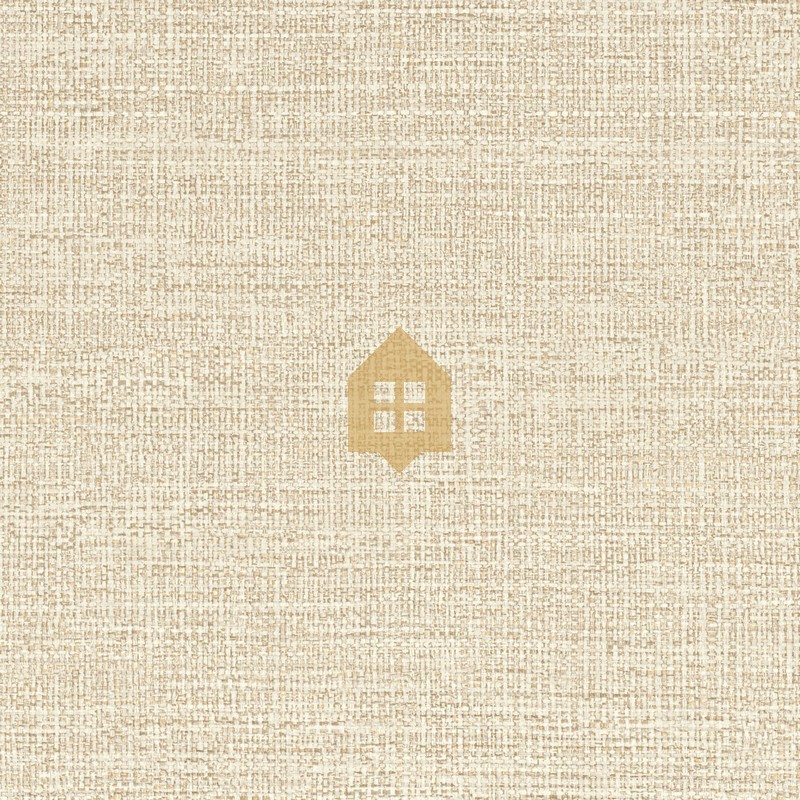 Papel pintado Carioca de Casamance con textura de paja trenzada de gran relieve y acabado en color sólido vibrante.