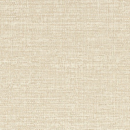 Papel pintado Carioca de Casamance con textura de paja trenzada de gran relieve y acabado en color sólido vibrante.