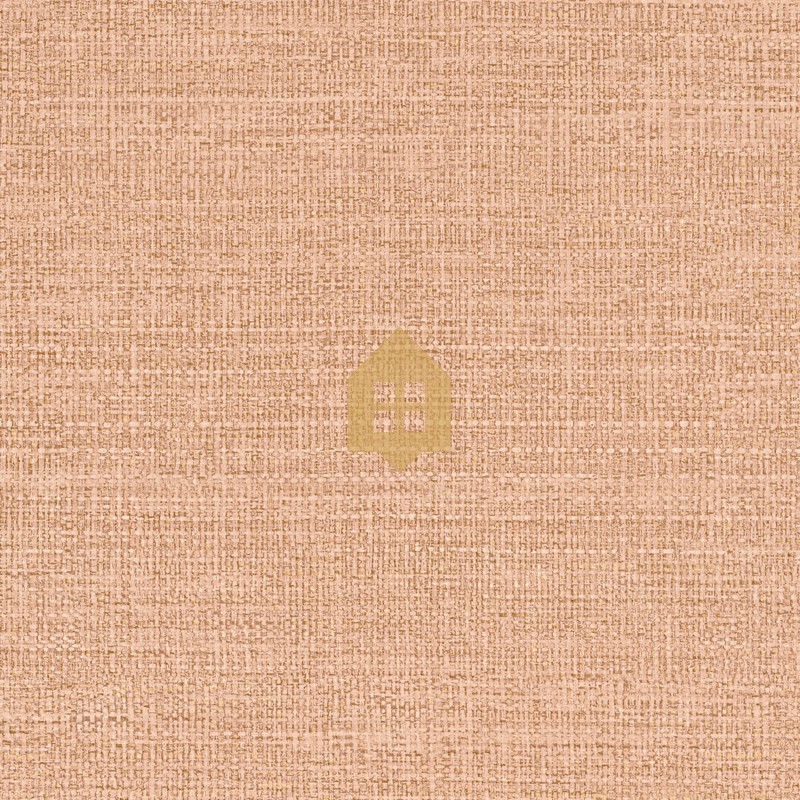 Papel pintado Carioca de Casamance con textura de paja trenzada de gran relieve y acabado en color sólido vibrante.