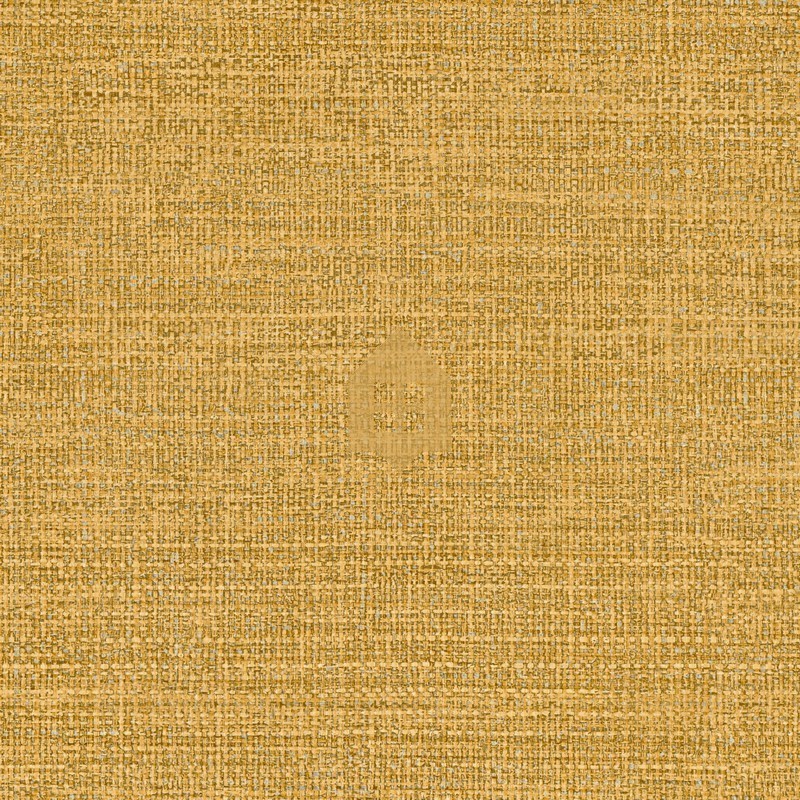 Papel pintado Carioca de Casamance con textura de paja trenzada de gran relieve y acabado en color sólido vibrante.