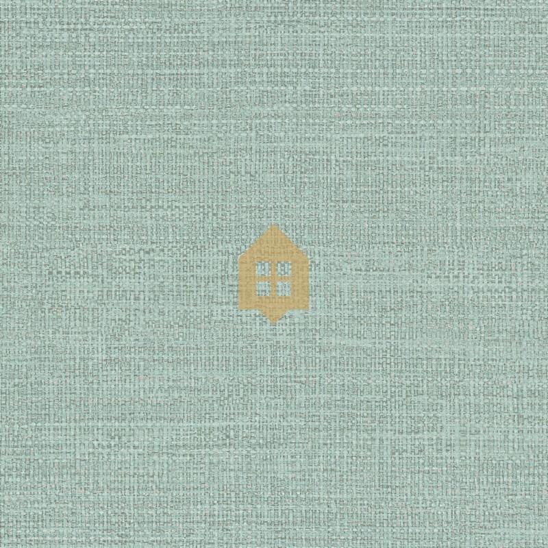 Papel pintado Carioca de Casamance con textura de paja trenzada de gran relieve y acabado en color sólido vibrante.