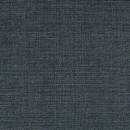 Papel pintado Carioca de Casamance con textura de paja trenzada de gran relieve y acabado en color sólido vibrante.