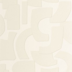 Papel pintado Volume de la colección Origine de Caselio con diseño geométrico de efecto relieve y profundidad visual.