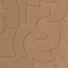 Papel pintado Volume de la colección Origine de Caselio con diseño geométrico de efecto relieve y profundidad visual.