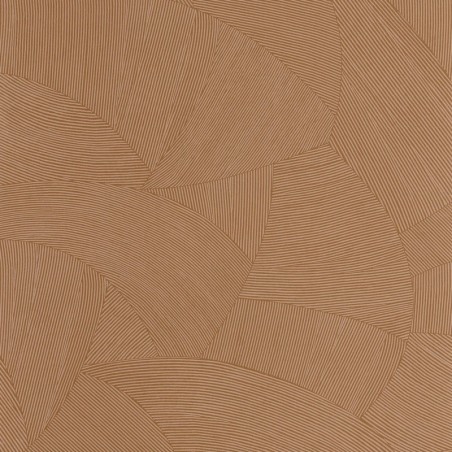 Papel pintado Terra de la colección Origine de Caselio con textura efecto arcilla mineral y acabado mate natural.