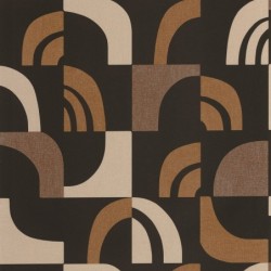 Papel pintado Empreinte de la colección Origine de Caselio con textura de huellas orgánicas y acabado mate refinado.
