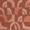 Papel pintado Empreinte de la colección Origine de Caselio con textura de huellas orgánicas y acabado mate refinado.